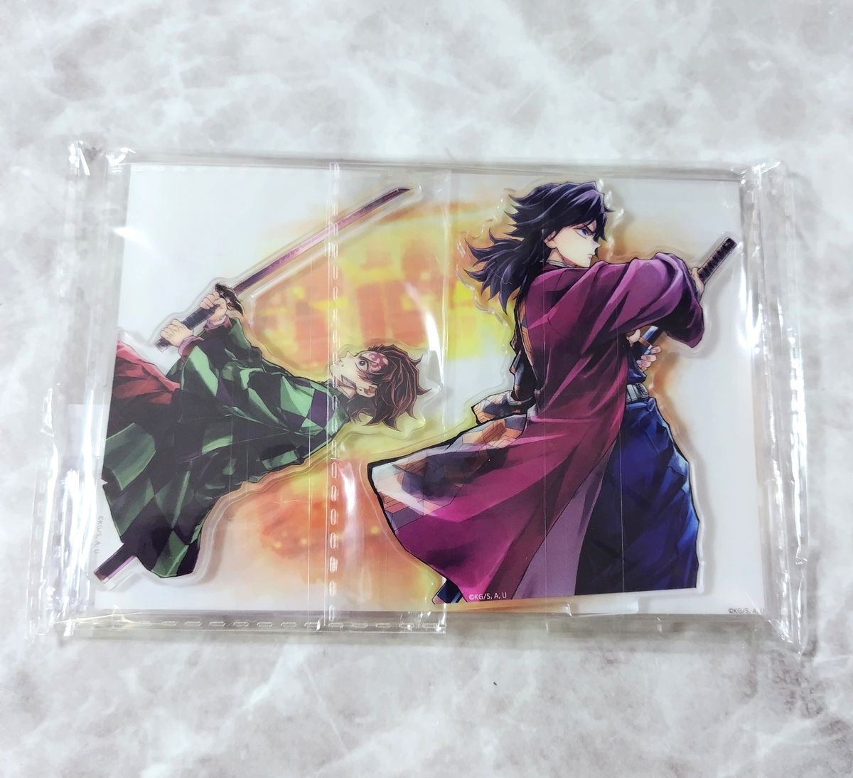 ufotable webshopくじ 繋ぐ 炭治郎と義勇 B賞 アクリル色紙 鬼滅の刃