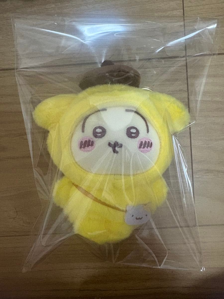 ちいかわ サンリオコラボ ポムポムプリン うさぎ マスコット 美品