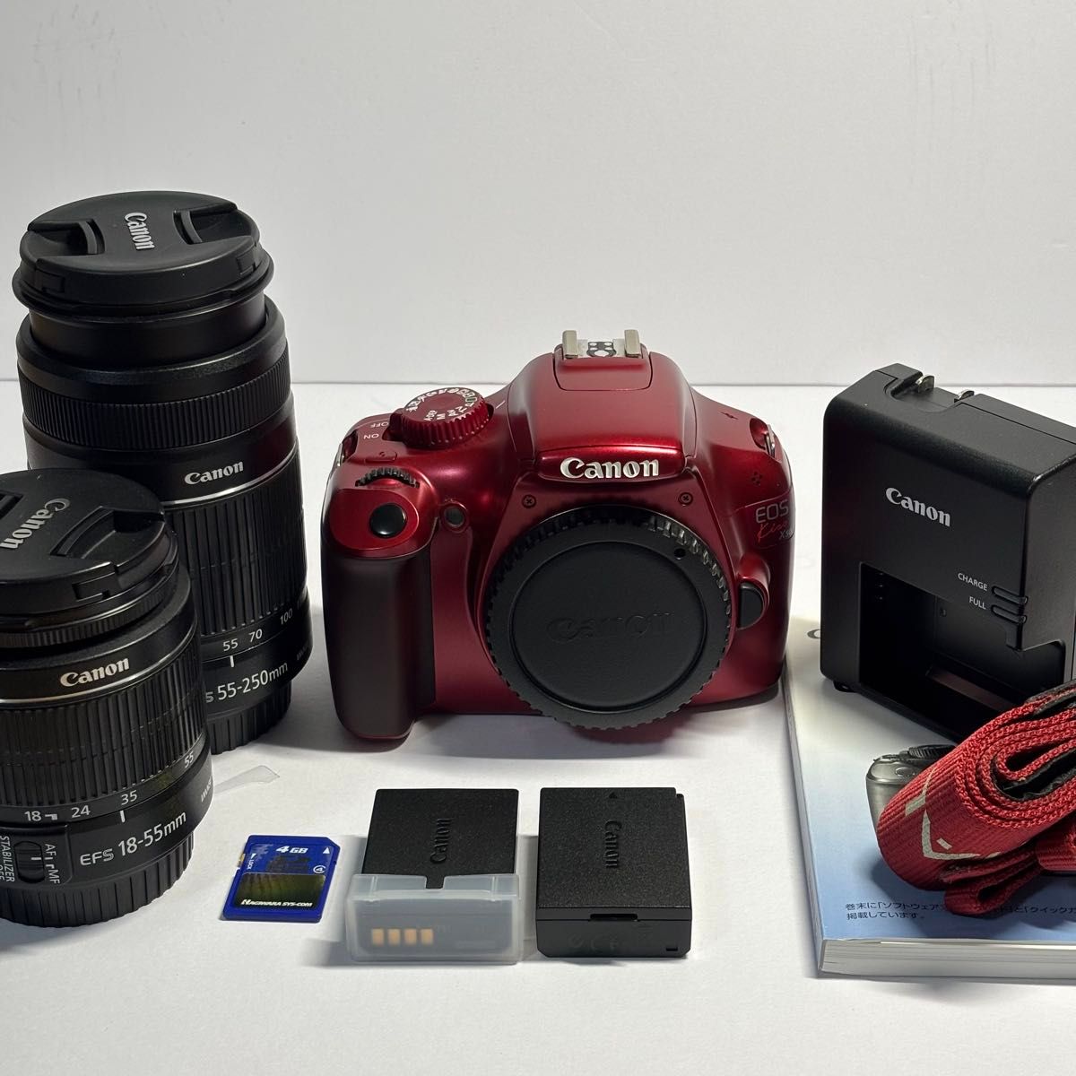 新品同様元箱あり豪華セットCanon Kiss X50 レンズセット｜Yahoo