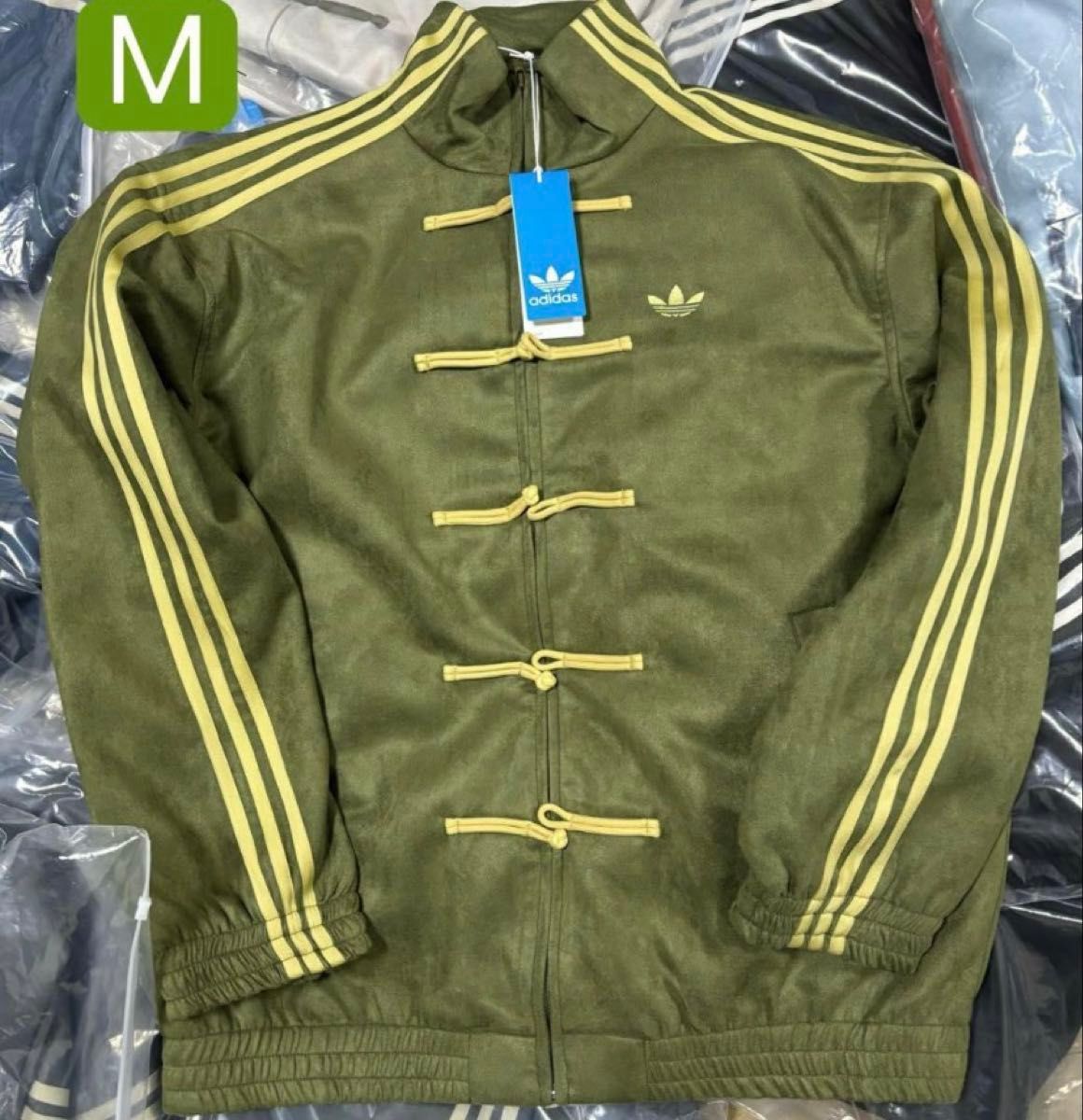 Adidas Mサイズ 中国限定 巳年チャイナトラックジャケット ネイビー