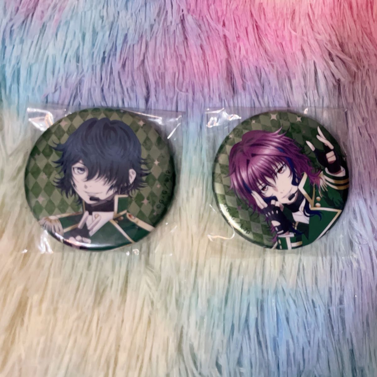 アニメK SEVEN STORIES 周防尊 アイドルK 缶バッジ アニメイト有償特典