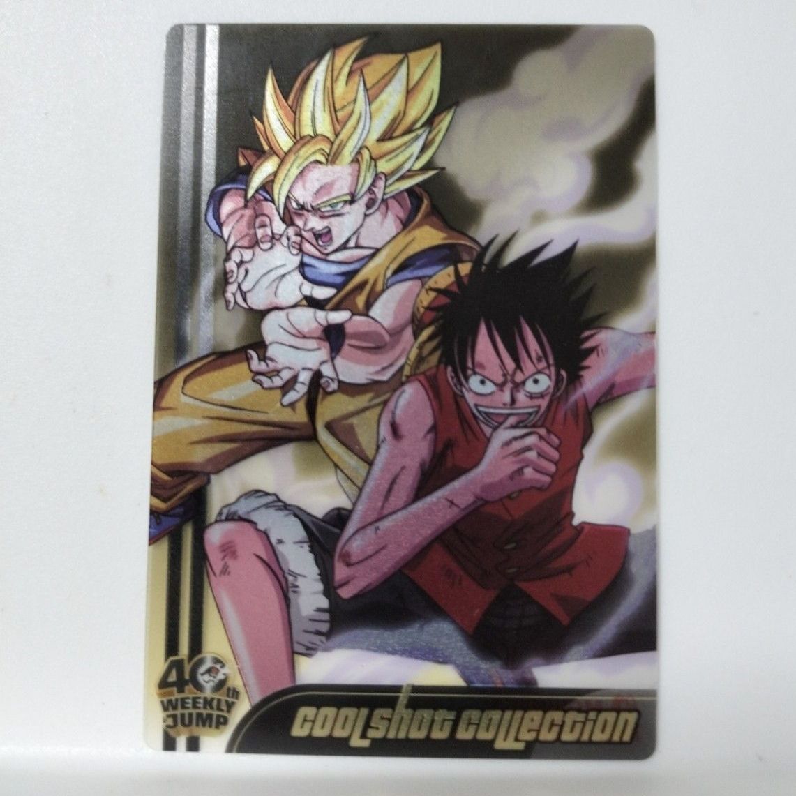 ジャンプ40周年 ドラゴンボール×ワンピース 森永ウエハースカード15枚