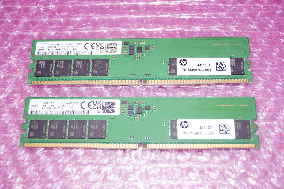 Samsung製 DDR5-5600 デスク用メモリ 32GB(16GB×2)｜Yahoo!フリマ（旧