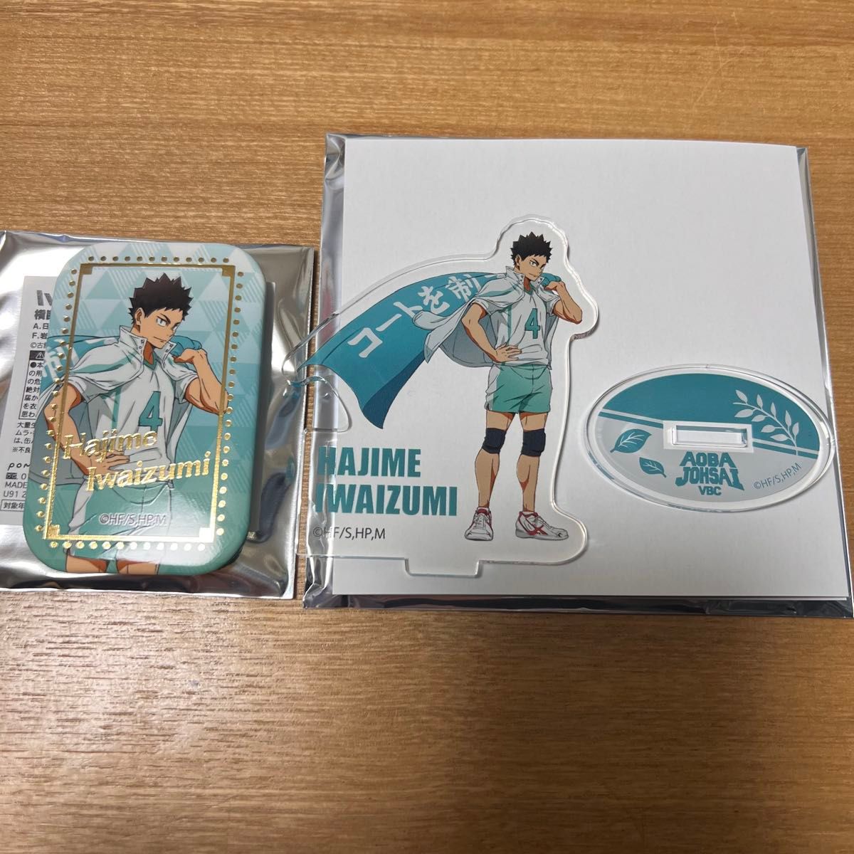ハイキュー スクエア缶バッジ【BOX】(横断幕第一弾）・（横断幕第二弾