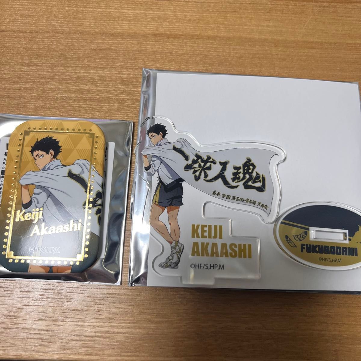 ハイキュー スクエア缶バッジ【BOX】(横断幕第一弾）・（横断幕第二弾