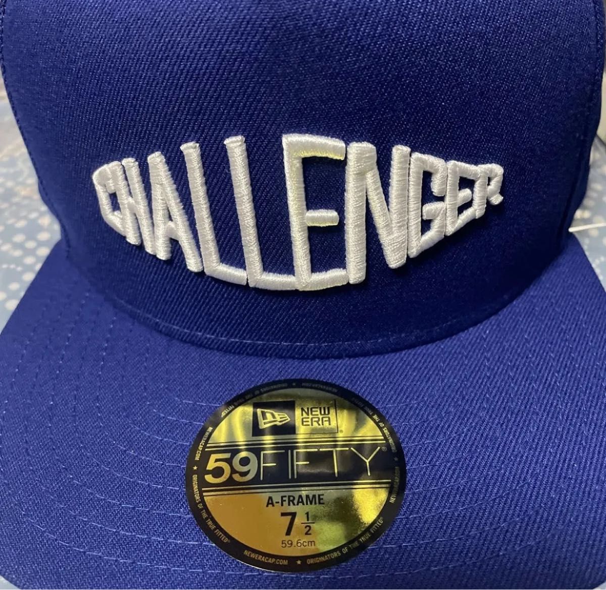 CHALLENGER NEW ERA 59FIFTY LOGO CAP ブルー 7 1/2 新品未使用品