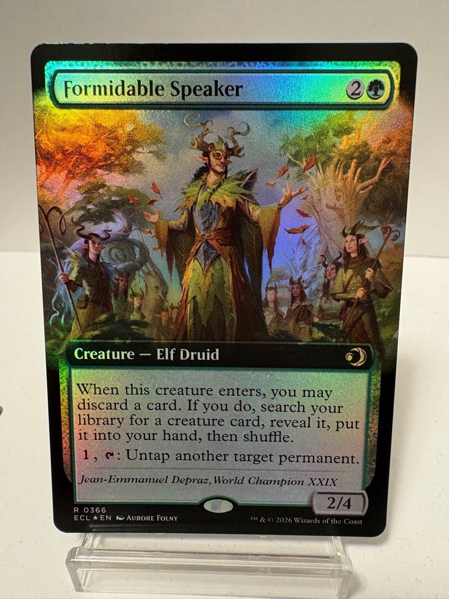 MTG ローウィンの昏明 並外れた語り部/ Formidable Speaker 日本語版