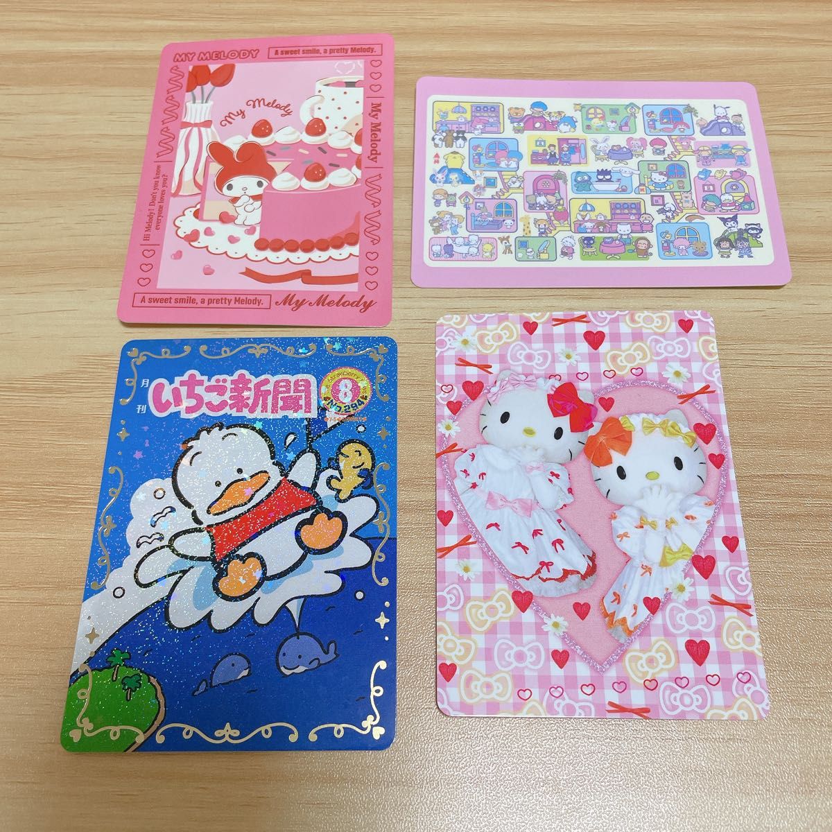 サンリオ いちご新聞 50周年記念 トレカ BOX 新品未使用 シュリンク