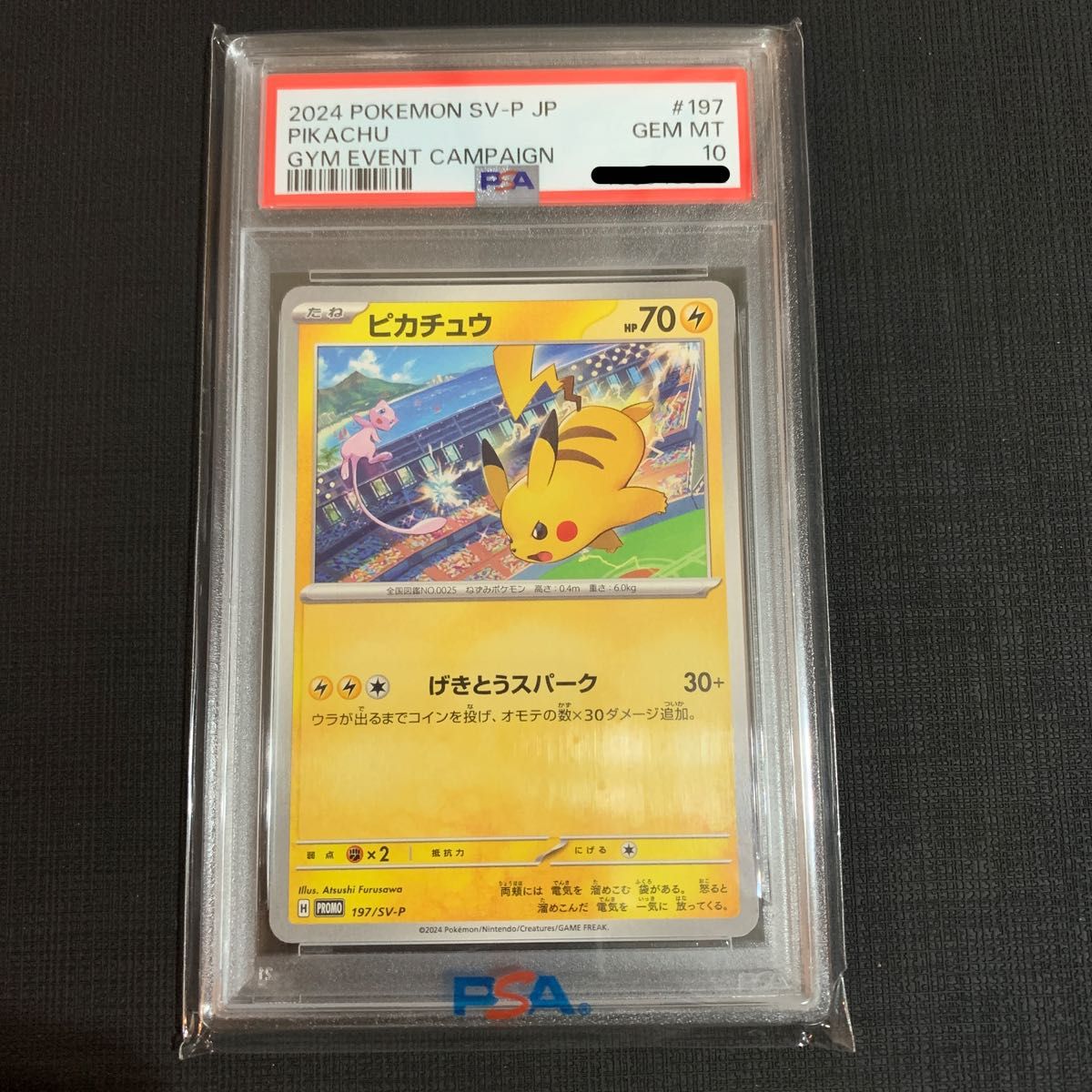 ヒロシマのピカチュウ PSA10 ポケモンカード プロモ 261/SV-P｜Yahoo