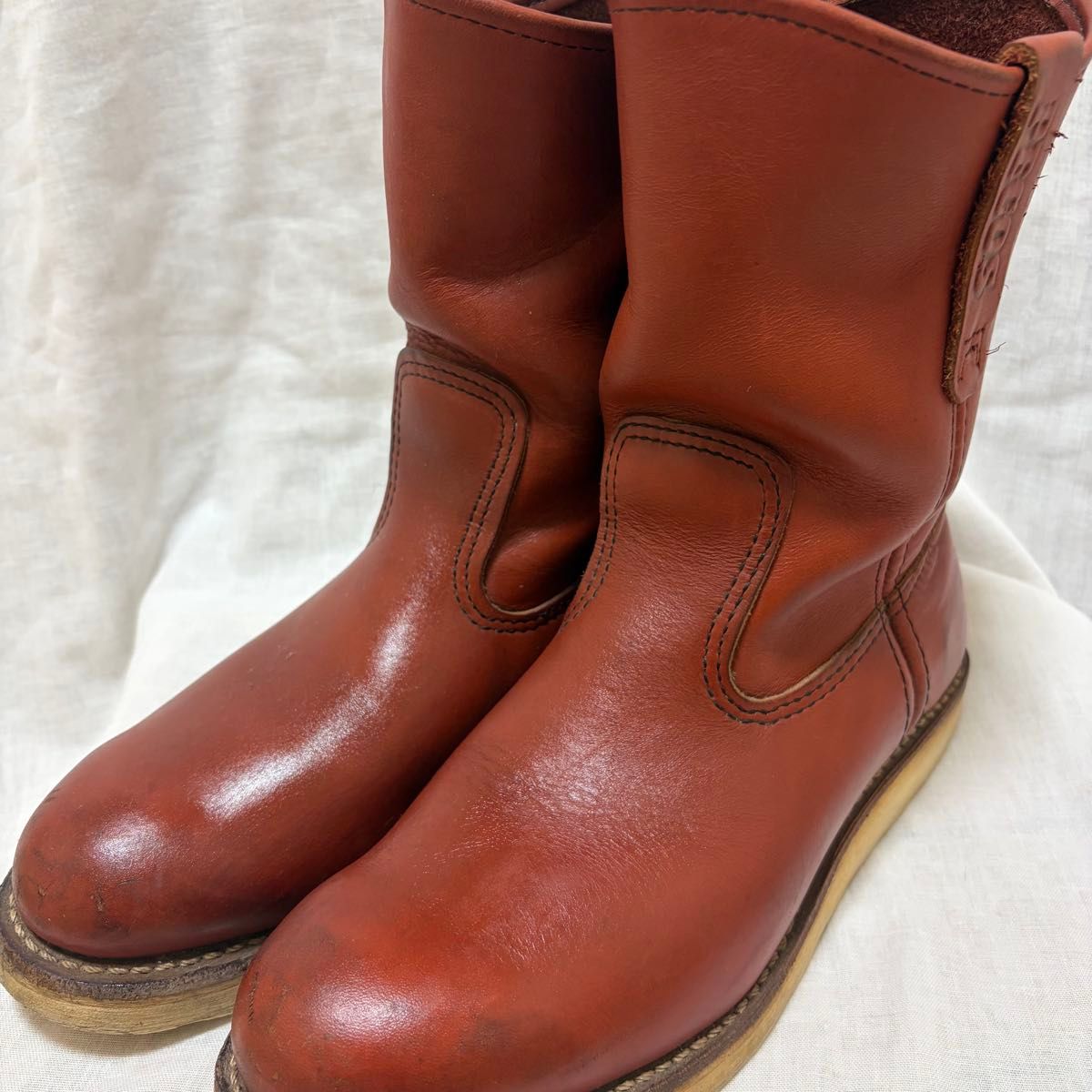 廃盤】 レッドウィング REDWING ラインマン ブーツ 靴 赤茶 2907