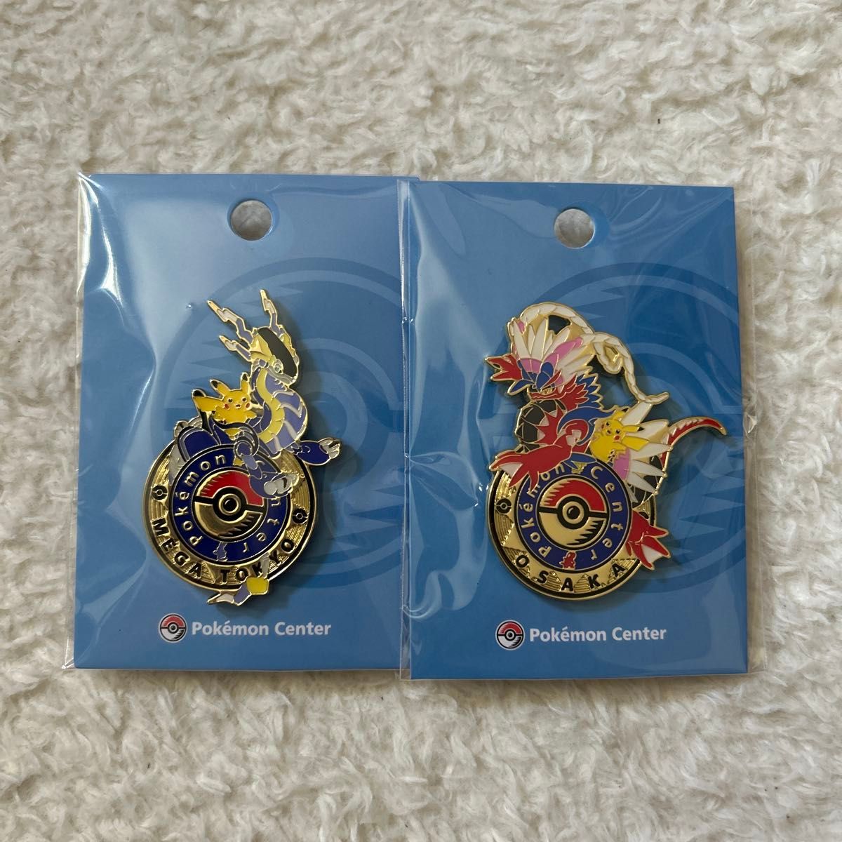 ポケモンセンター 大阪梅田限定 ピンバッジ ロゴピンズ 2セット｜Yahoo