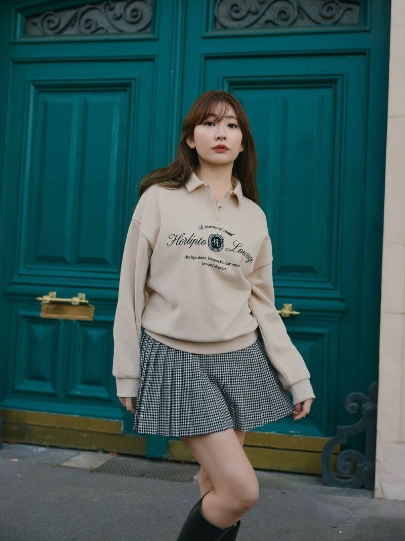Classic Cherry Sweatshirt スウェット herlipto ハーリップトゥ