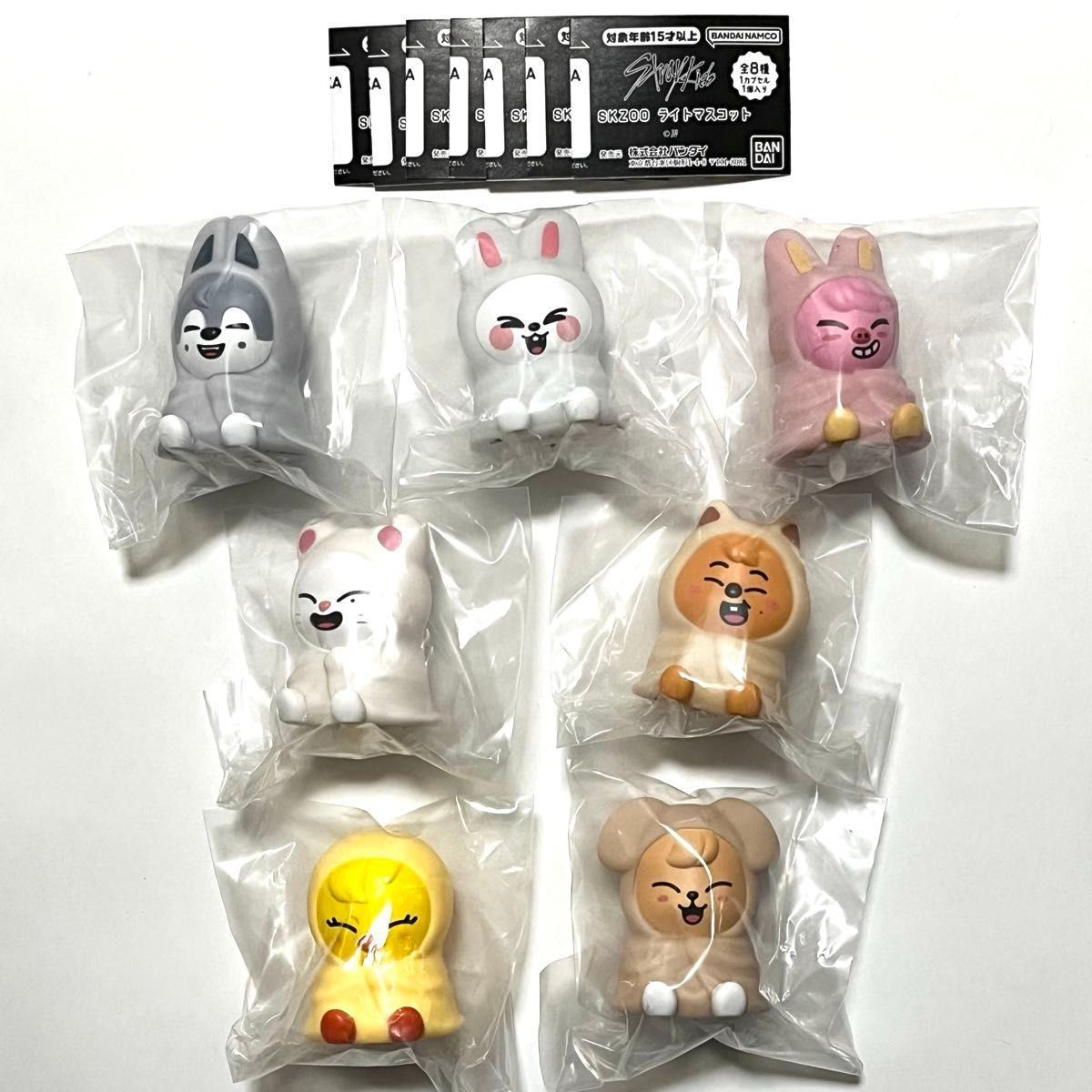 SKZOO ライトマスコット 全8種 コンプ ガチャ スキズ 2セット 16個