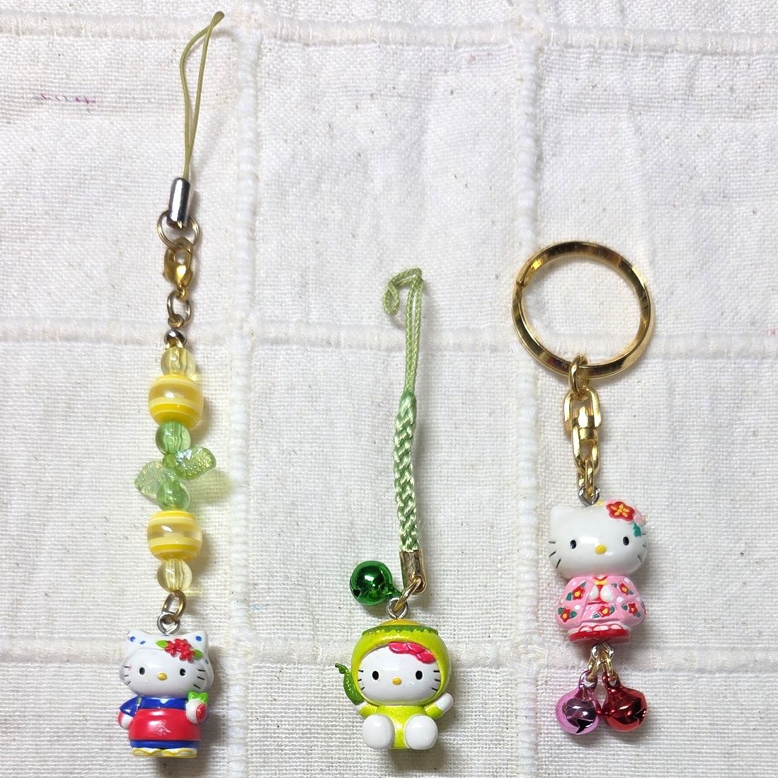 ハローキティ ご当地限定ストラップ 根付け 根付 ストラップ