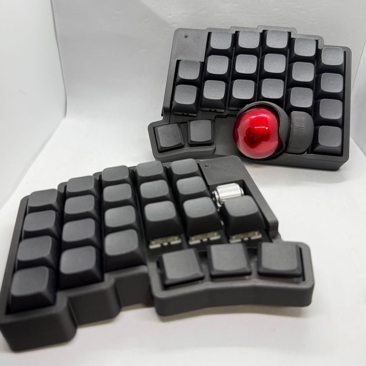 Glove65tb 完成品 低背トラボ ロープロファイル 無線接続 ブラック