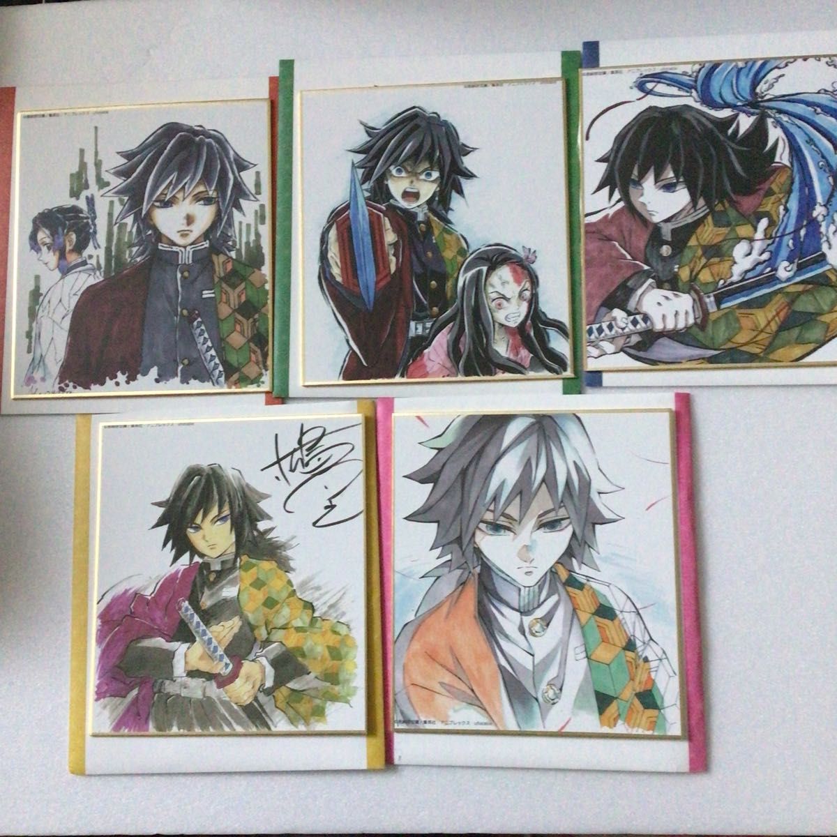 鬼滅の刃 遊郭編 複製ミニ色紙 宇髄天元 石後夏奈 イラスト ufotable