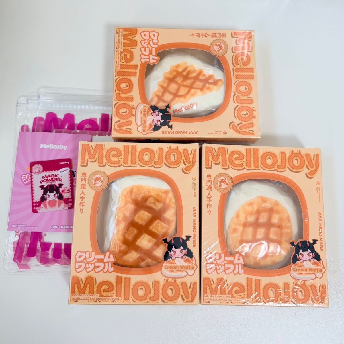 Mellojoy クリームワッフル しかく スクエア メロジョイ スクイーズ