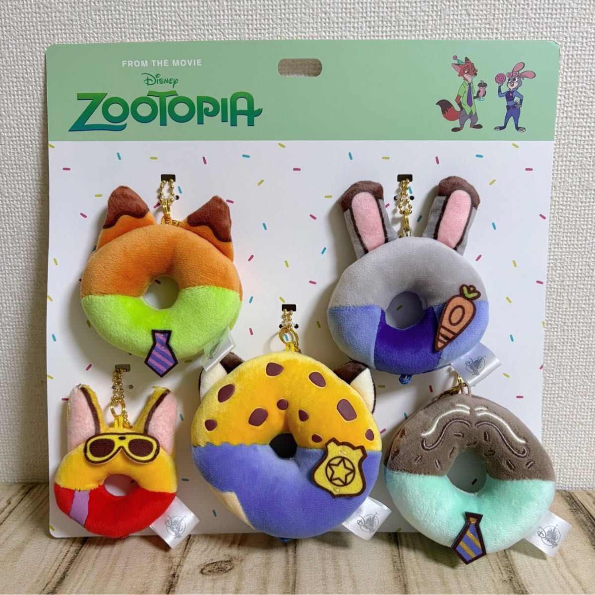 ディズニー ズートピア ニック＆ジュディ ぬいぐるみ キーホルダー