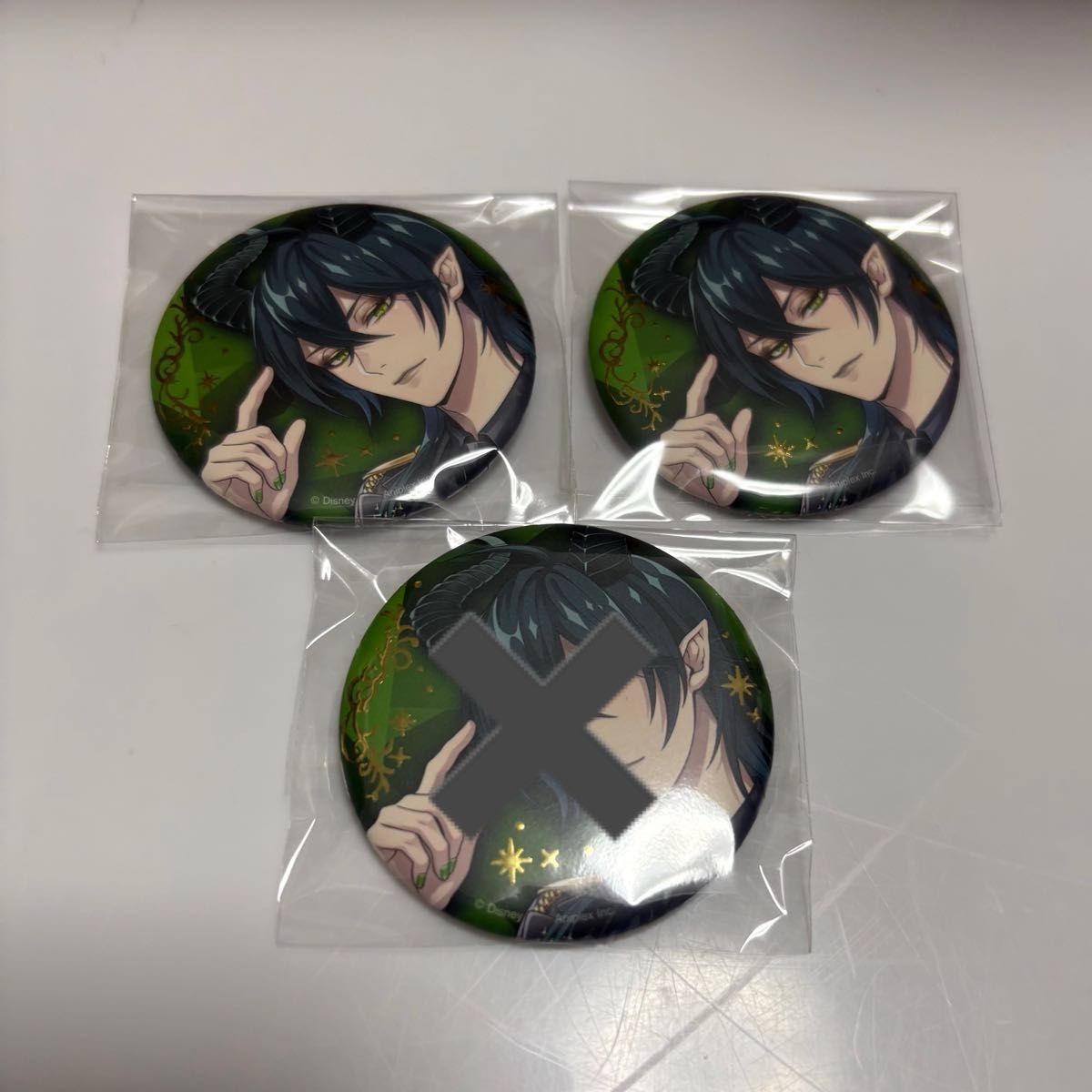 ツイステ 5周年 缶バッジ マレウス ブレイジング ジュエル｜Yahoo