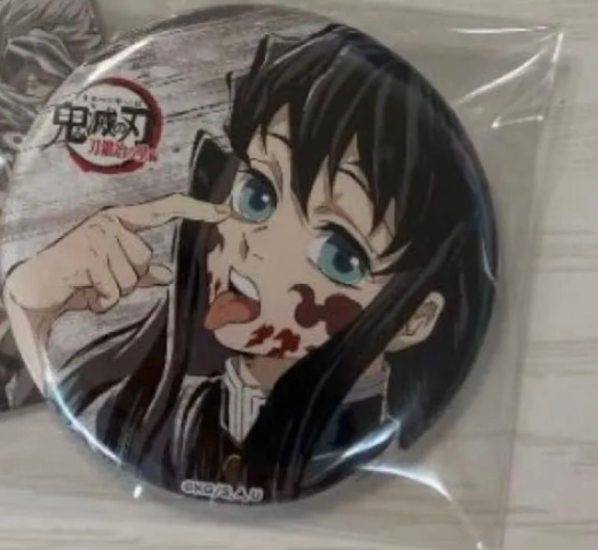 鬼滅の刃 ナンジャタウン 時透無一郎 特別任務 缶バッジ グリッター