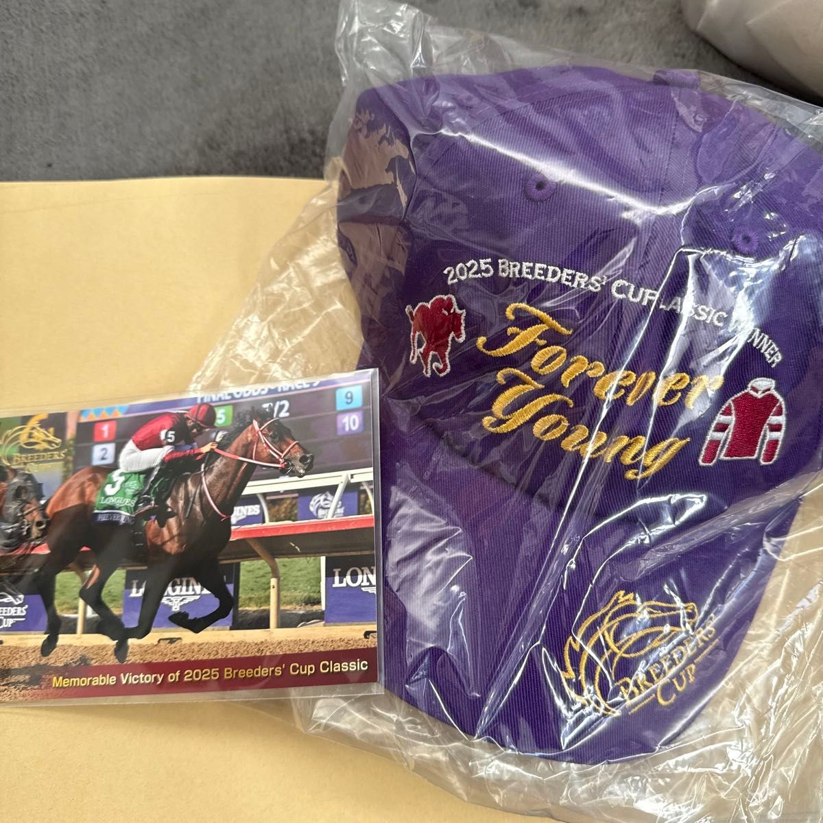 フォーエバーヤング オリジナルキャップ welcomeチャンス jra 競馬