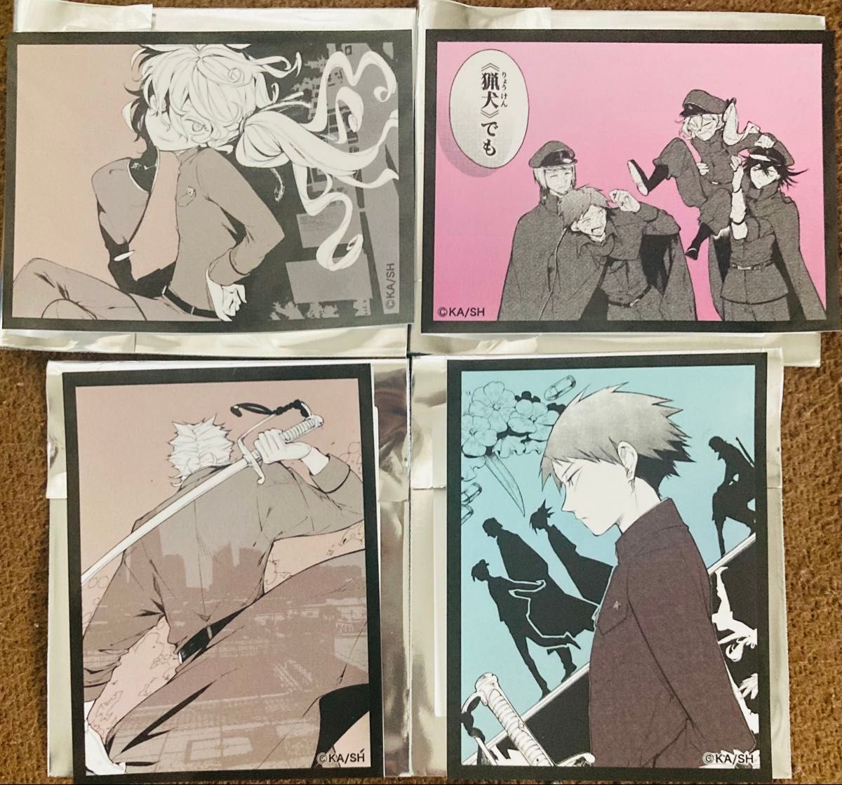 文豪ストレイドッグス アニメイトフェア コマプレートスタンド 3個