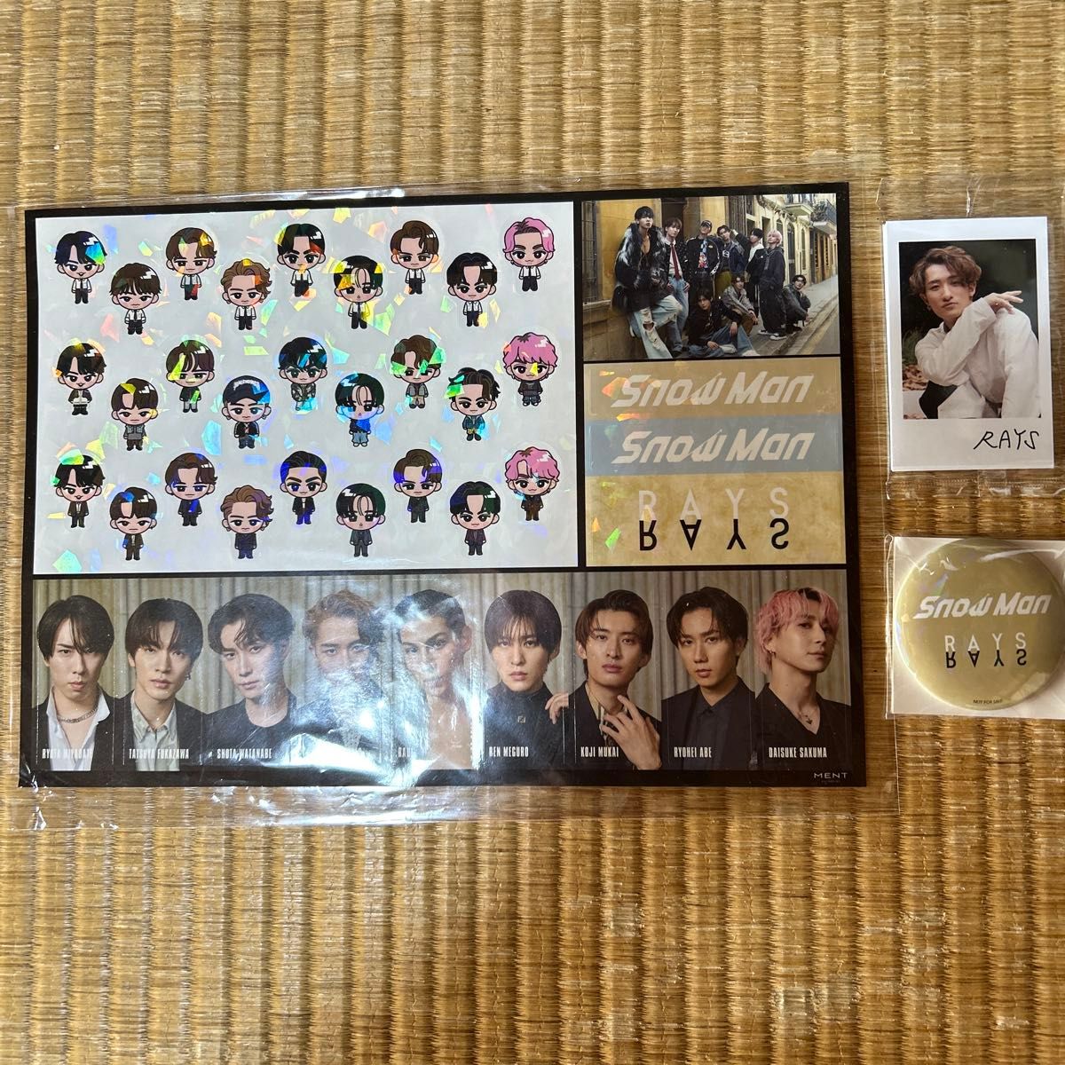 SnowMan RAYS ステッカー 缶ミラー アルバム特典｜Yahoo!フリマ（旧