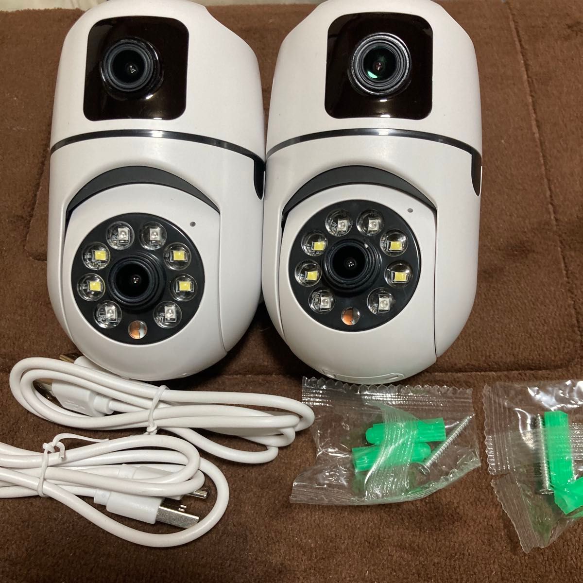 5GデュアルレンズAI自動追跡300万画素Wi-Fi防犯カメラ2台セット｜Yahoo