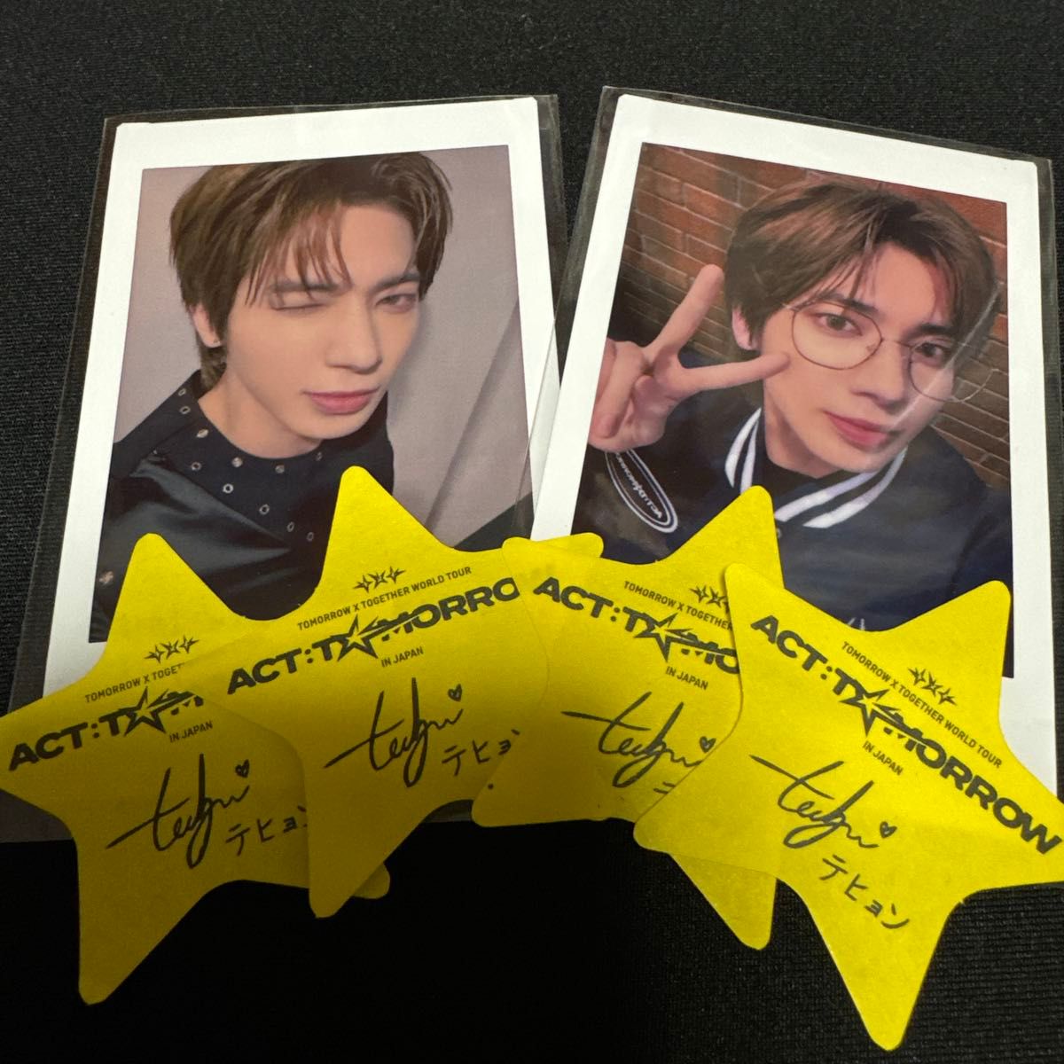 TXT トゥバ テヒョン カンテヒョン インスタントフォト チェキ ver 2 2