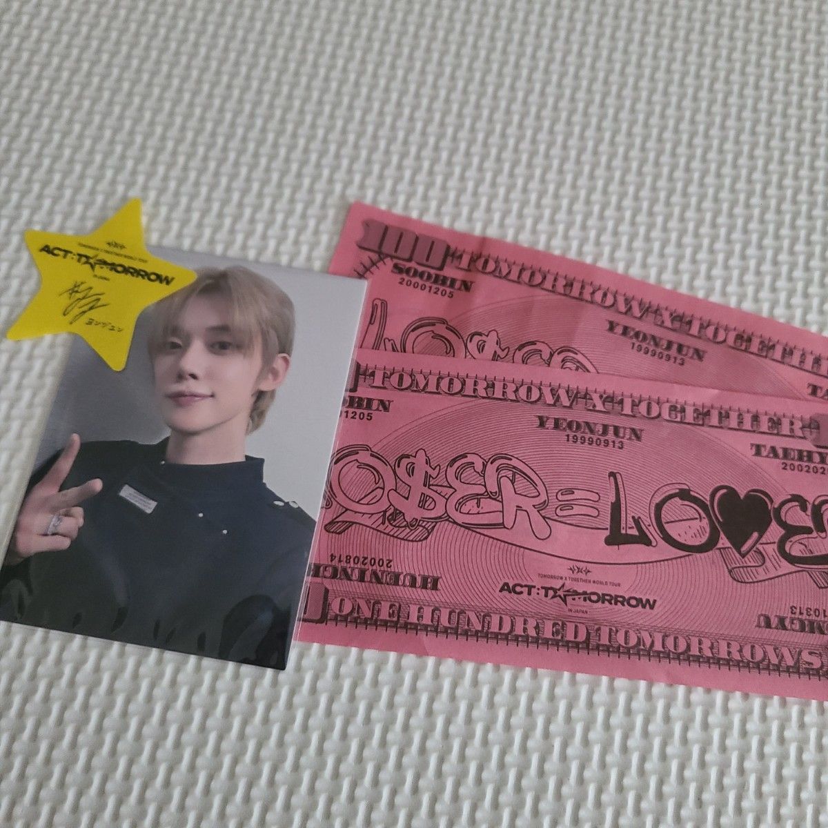 TXT [ACT TOMORROW JAPAN] メモリアルスリーブファイル トレカ