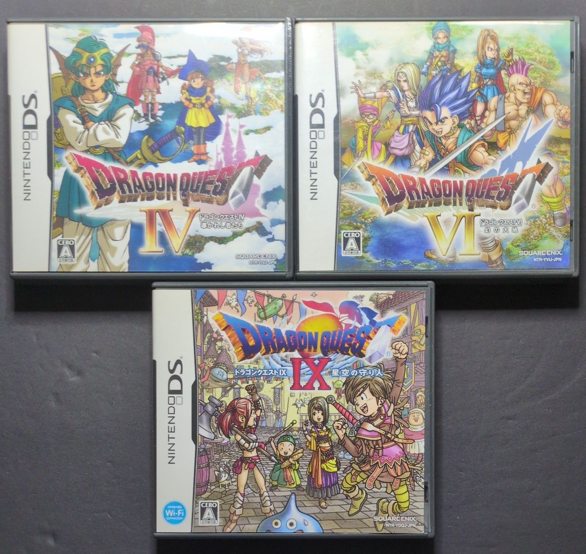ソフト単品】ドラゴンクエストⅣ・Ⅴ・Ⅵ・Ⅸ 4点セット 動作確認済み