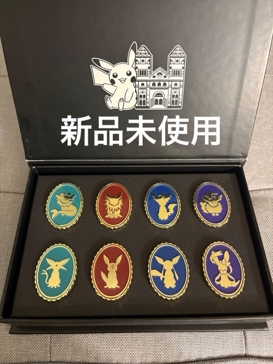 ポケモン ピンバッジ イーブイ進化系 8種セット ロンドン自然博物館