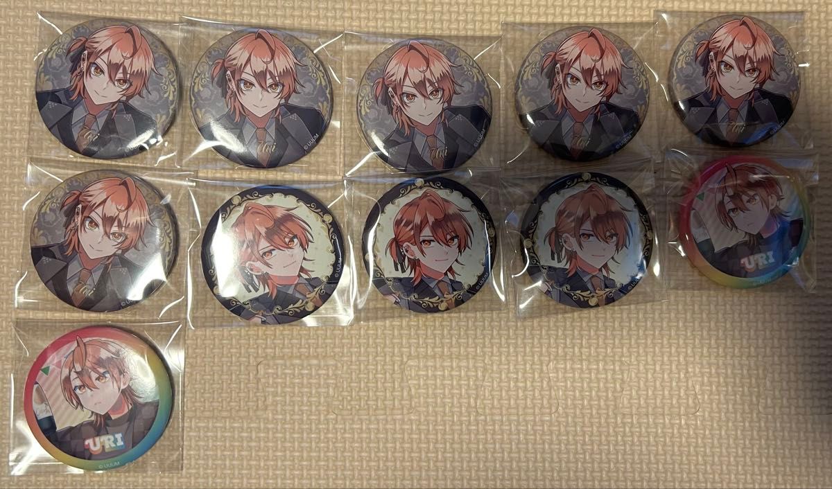 カラフルピーチ ワンダーランド 缶バッジ うりさん Uri からぴち