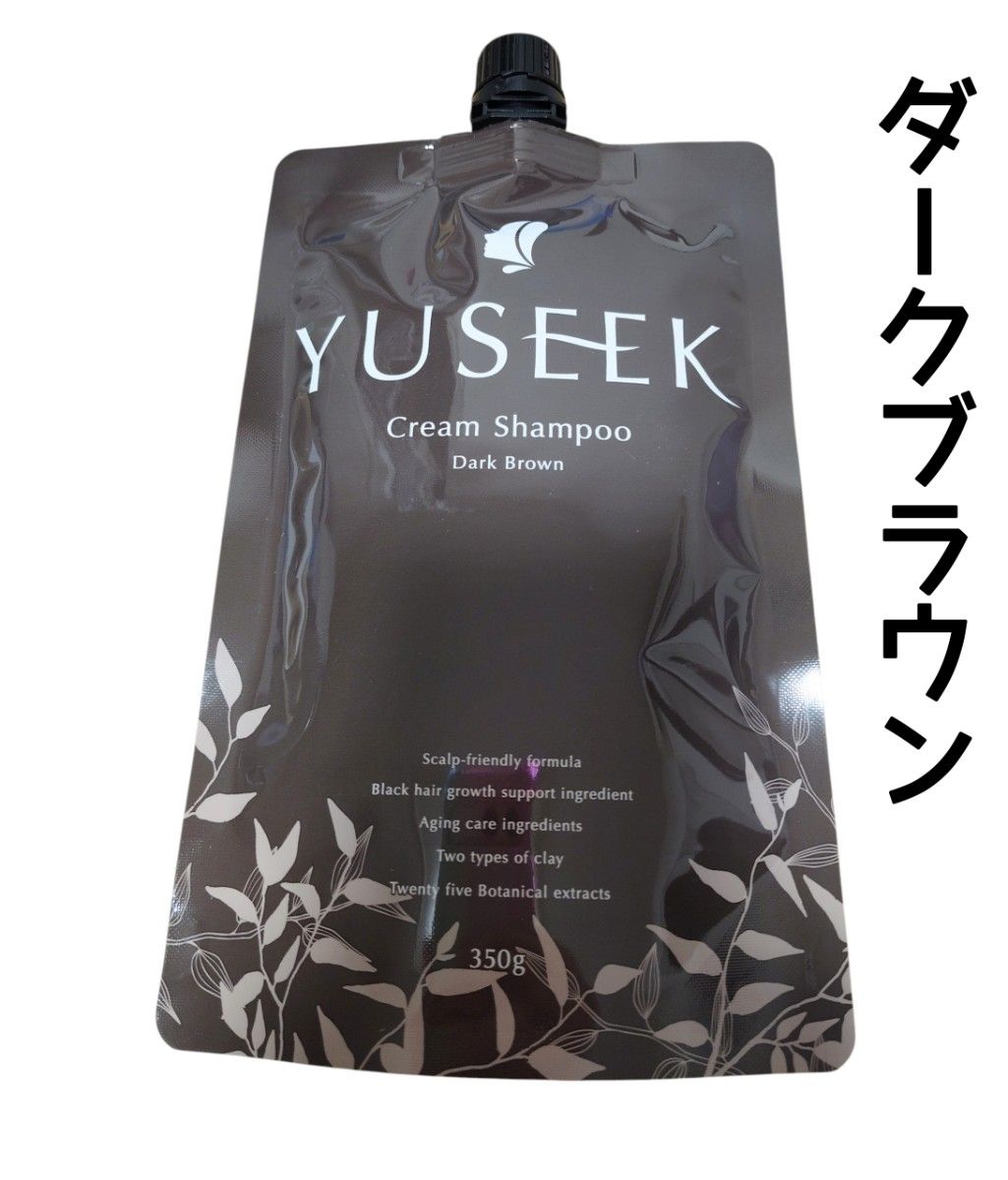 ユーシーク YUSEEK Cream Shampoo ダークブラウン 350g｜Yahoo!フリマ