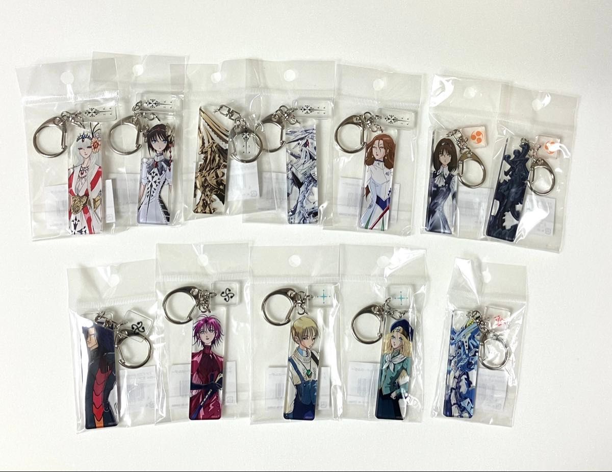 永野護デザイン展 ファイブスター物語 キーホルダー 全12種類セット