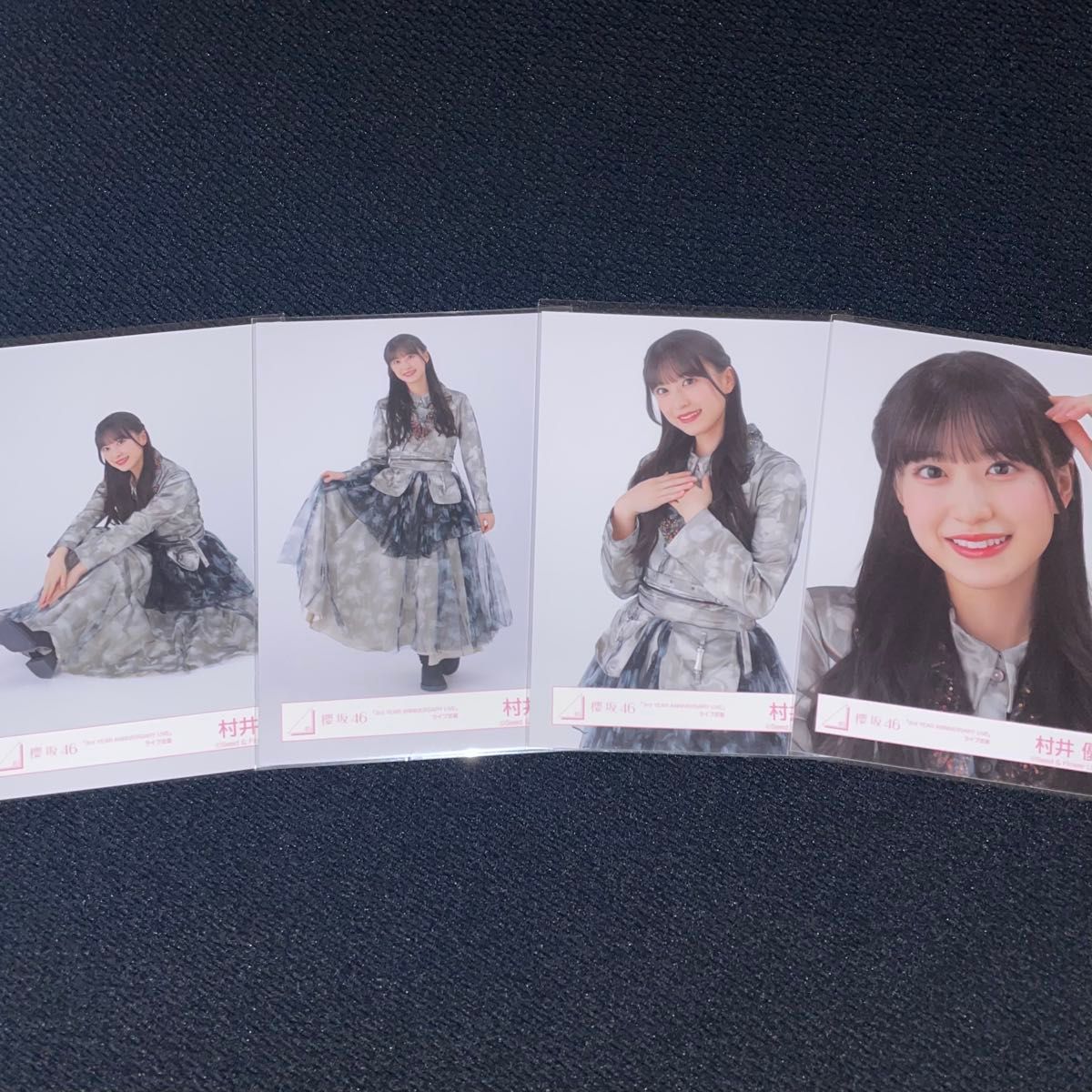 櫻坂46 生写真 村井優 3rd YEAR ANNIVERSARY LIVE ライブ衣装 コンプ