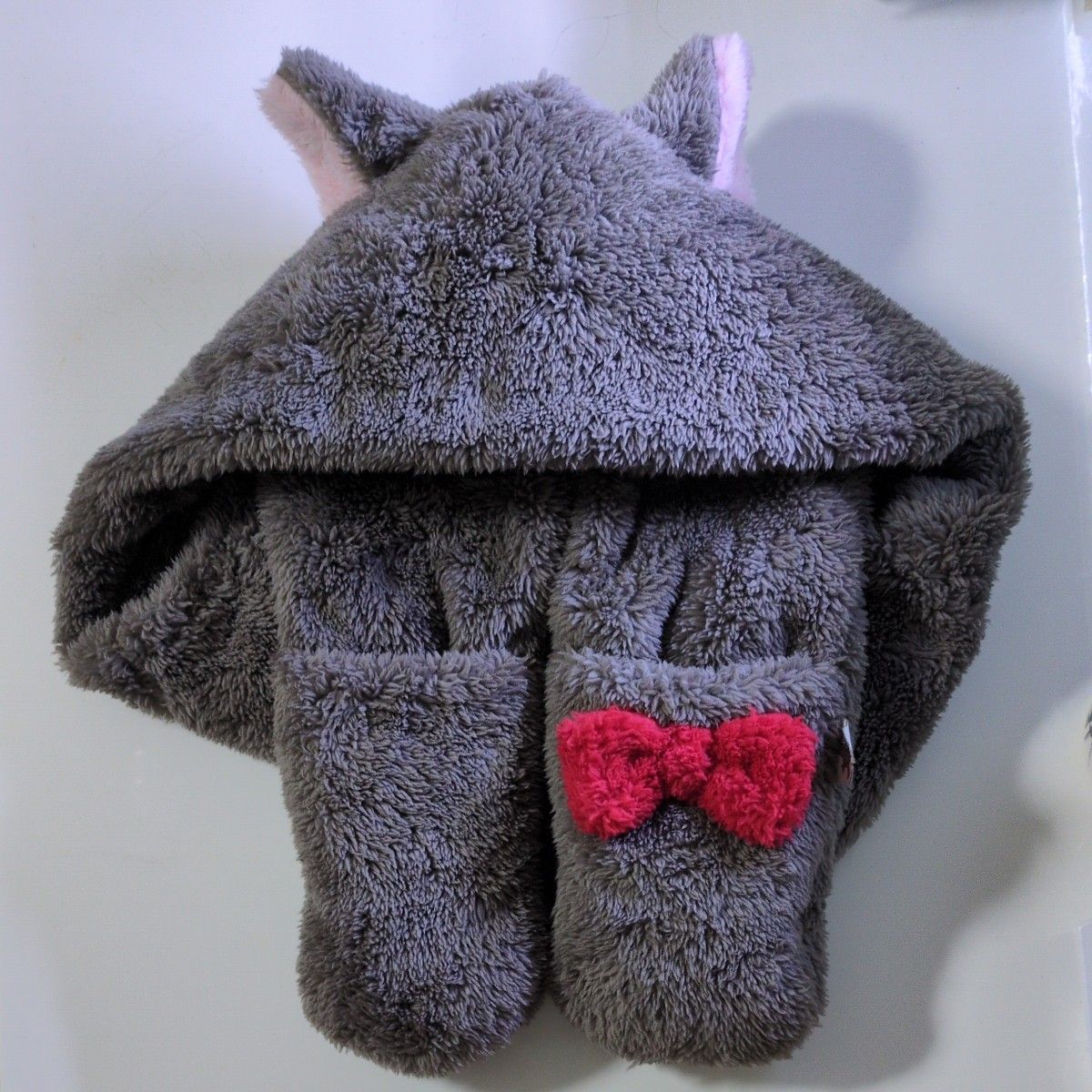 ディズニー プーさん フード付きマフラー 手袋 ファンキャップ 被り物