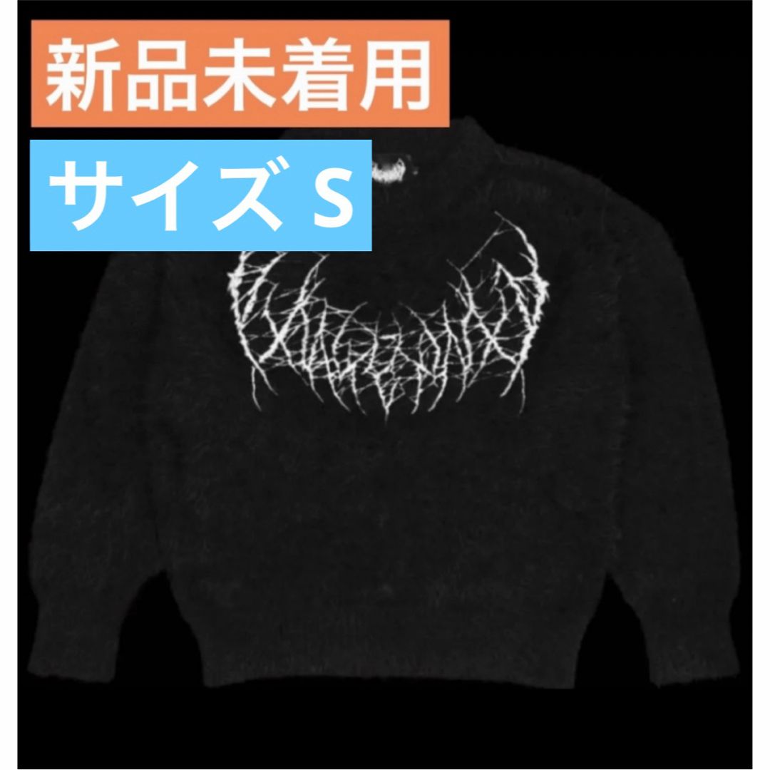 YXNGBRATZ YB Logo Knit Black Lサイズ｜Yahoo!フリマ（旧PayPayフリマ）