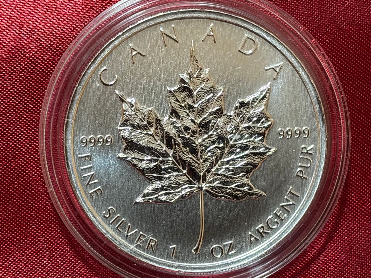 カナダ メイプルリーフ銀貨 2013年 1オンス 純銀｜Yahoo!フリマ（旧