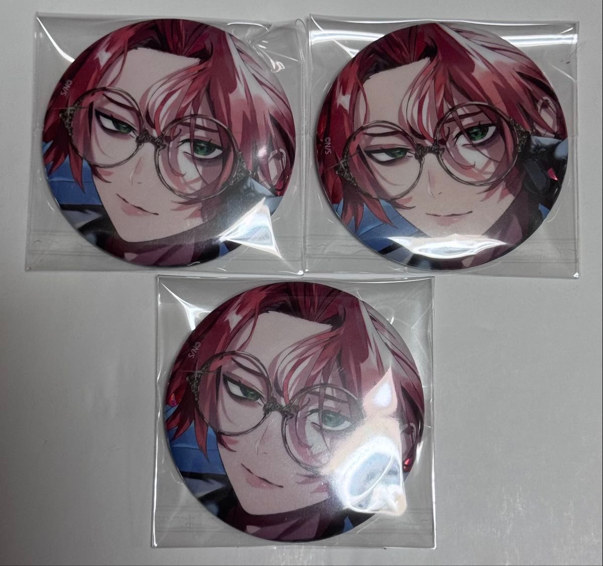 ファントムバスターズ メタル缶バッジ ホログラム缶バッジ 是岸遊人