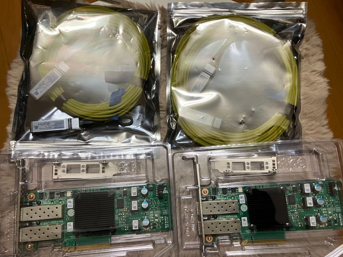 ConnectX-4 Lx 25GbE/10GbE SFP28 デュアルポート 25Gbps AOCケーブル