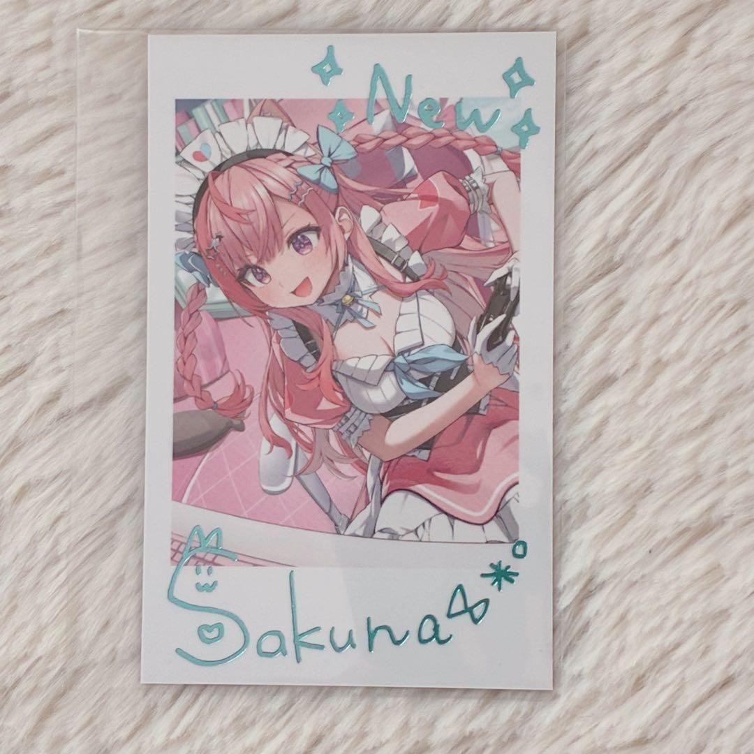ホロライブ 響咲リオナ 誕生日記念2025 直筆サイン チェキ風カード