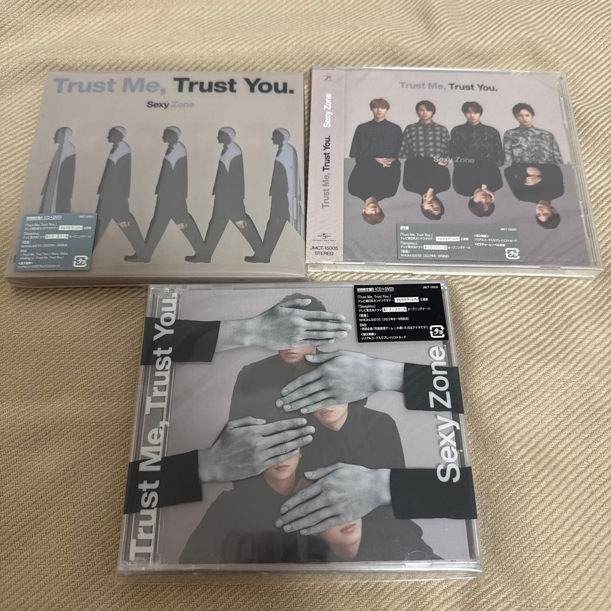 Sexy Zone Trust Me Trust You 3形態セット CD｜Yahoo!フリマ（旧