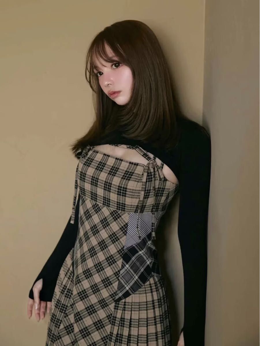 andmary Aine set mini dress gray M｜Yahoo!フリマ（旧PayPayフリマ）