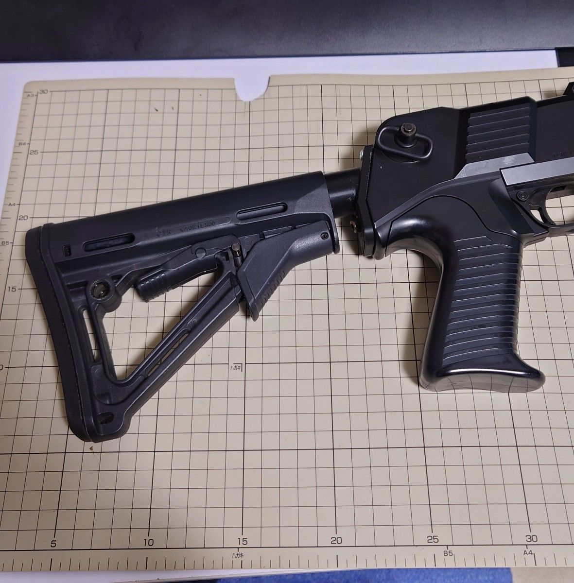 ケイホビー ショットガン用 M4ストックアダプター M3スーパー90 M3