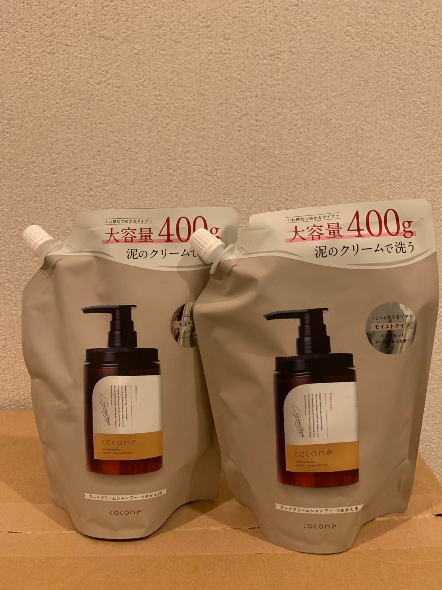 cocone クレイクリームシャンプー スムース 詰め替え 400g×3個｜Yahoo