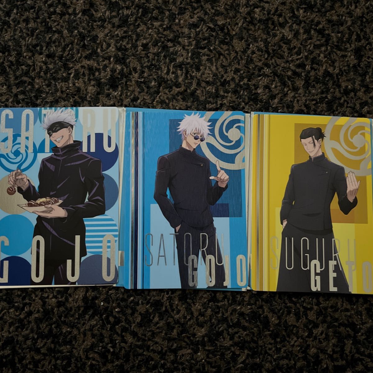 呪術廻戦 PLAZA Chair Blue 箔押しクリアカード 五条悟 夏油傑｜Yahoo