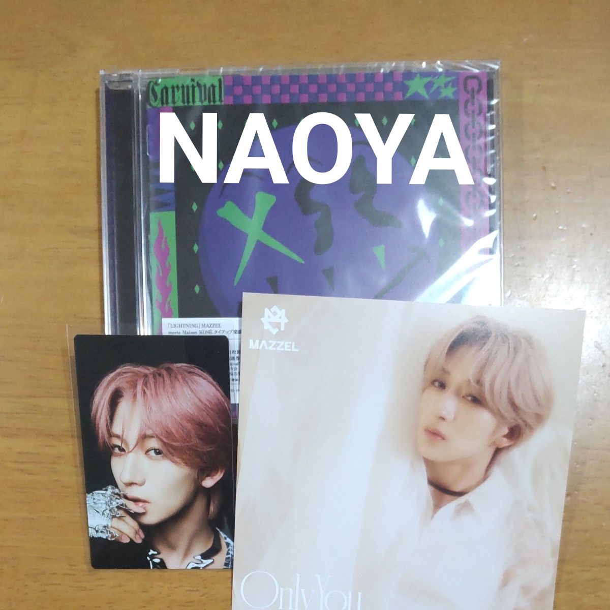 MAZZEL ROOM まぜべや NAOYA ナオヤ フォトカード ステッカー 2種
