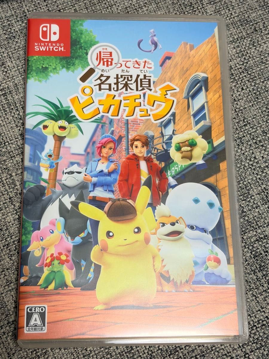 Switch】 帰ってきた 名探偵ピカチュウ 新品 未開封 シュリンク付