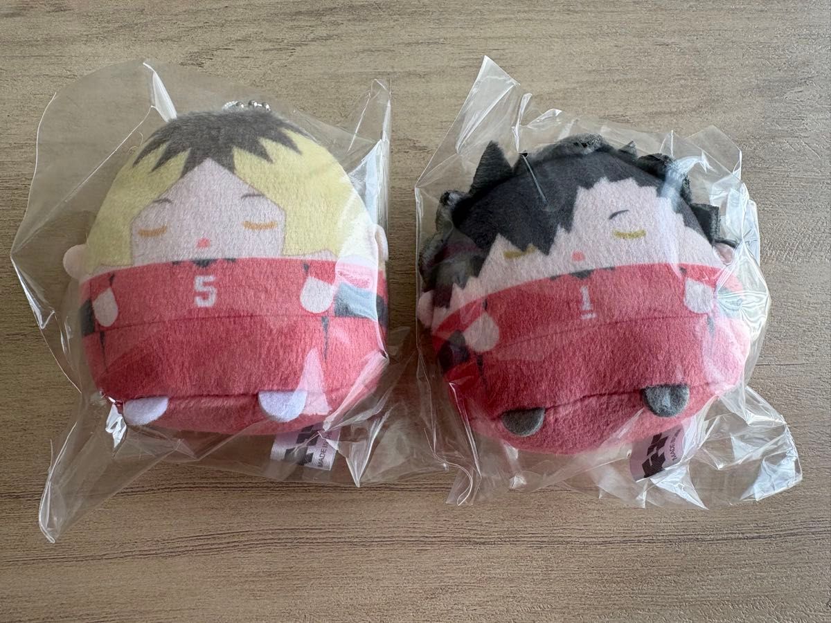 新品未開封 ちみけもマスコット 孤爪研磨 黒尾鉄朗 2個セット